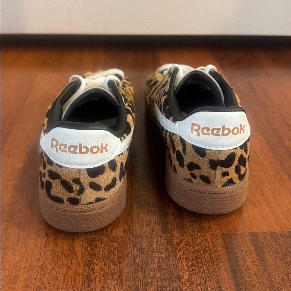 Reebok Women’s Club C Grounds UK Cheetah Print Sneakers - Picture 4 of 6